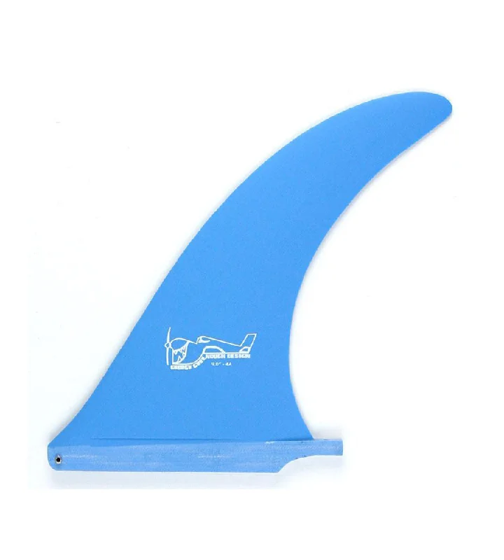 surfboard fins with large surface area for better grip-Greenough 4A Powder Blue 9