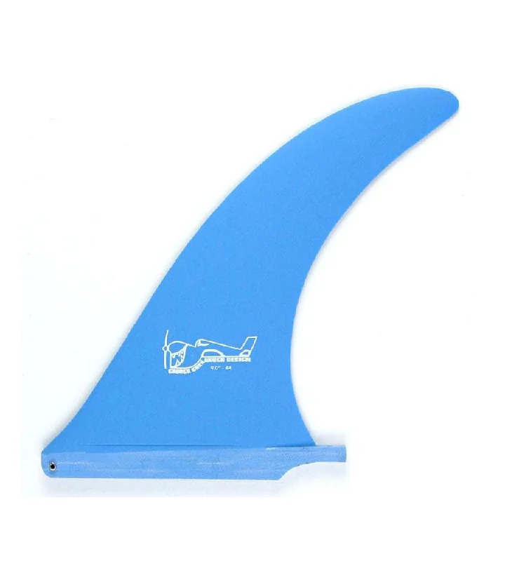 surfboard fins for speed and control-Greenough 4A Powder Blue 9.75