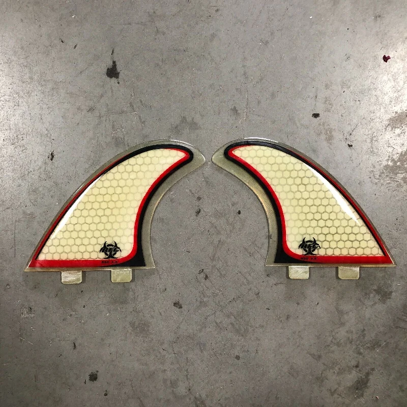 surfboard fins for improved drive-FCS1 RFC Honeycomb Twin Fins