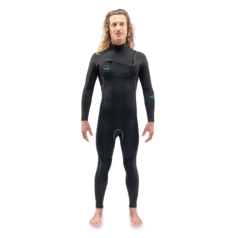 surf clothing for surfers on a budget-DAKINE - MISSION CHEST ZIP FULL SUIT 5/4/3