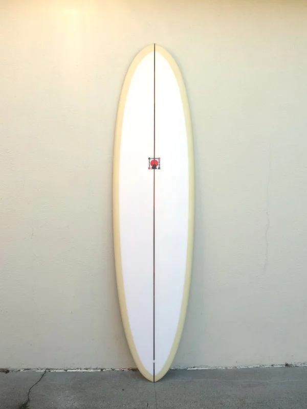 surfboard deck traction pad for more comfort-Kris Hall | Egg 7’4” Cream