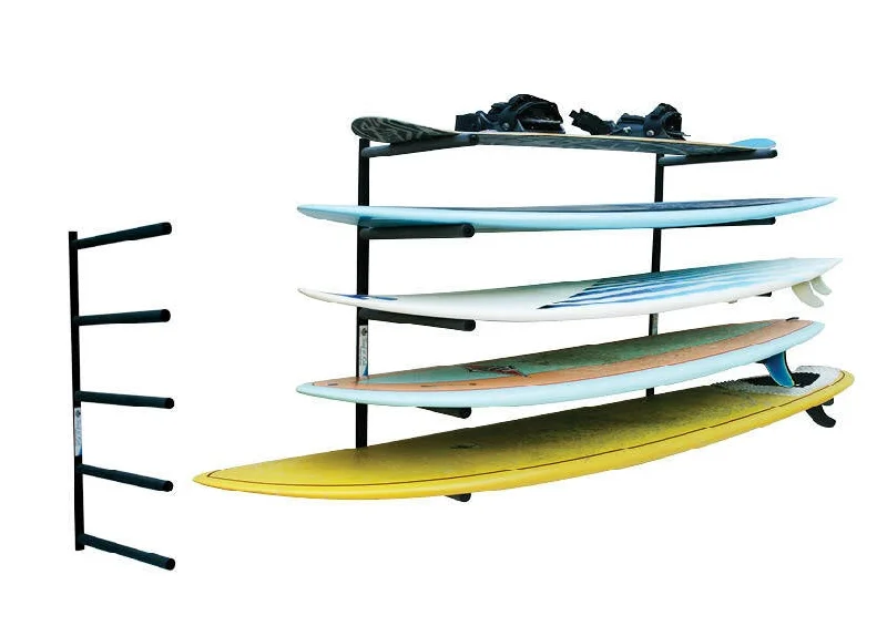 surfboard waterproof covers for protection-Surfboard Wall Rack - 5 Steel