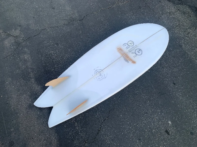 longboard surfboards with higher rocker for aggressive turns-5'6" Jesse Guglielmana Shovel Fish (Used)