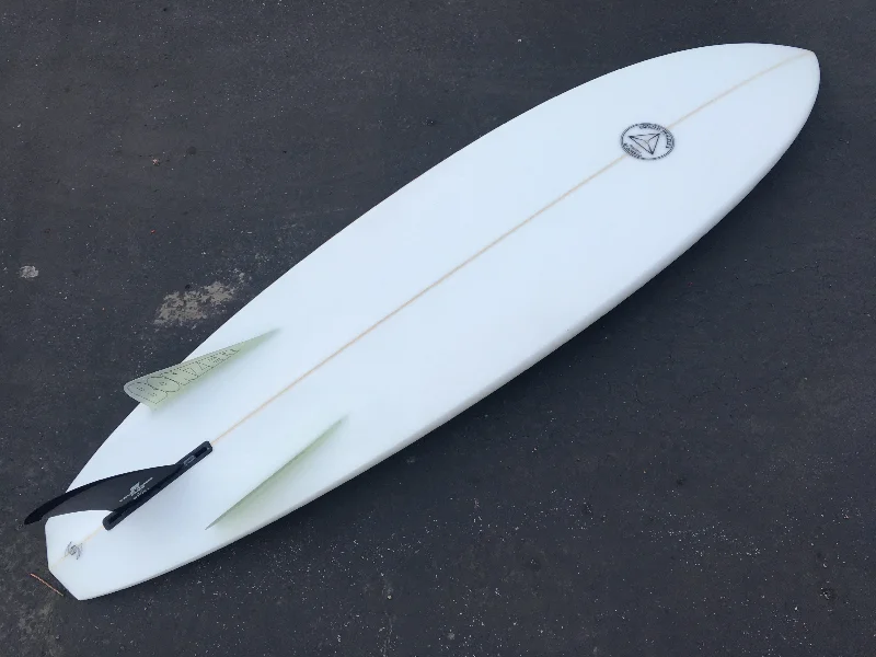 longboard surfboards with a rounded pin tail for control-6'2" Campbell Brothers Russ Short