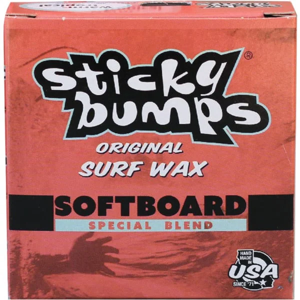 surfboard repair patches for easy application-Sticky Bumps SOFT SURFBOARD Warm/Tropical Water Surf Wax