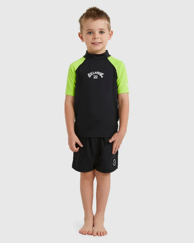 surf clothing for sunny days-Boys All Day Arch Rf SS