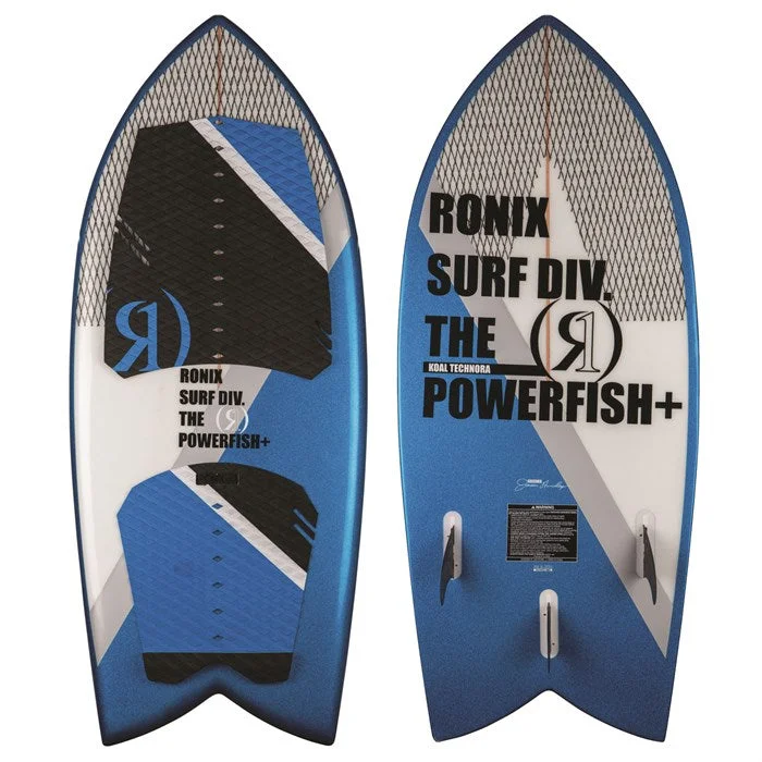 surfboard grip pads for improved traction-2018 Ronix THE POWERFISH+ TECHNORA 4'5'' Wakesurf Board