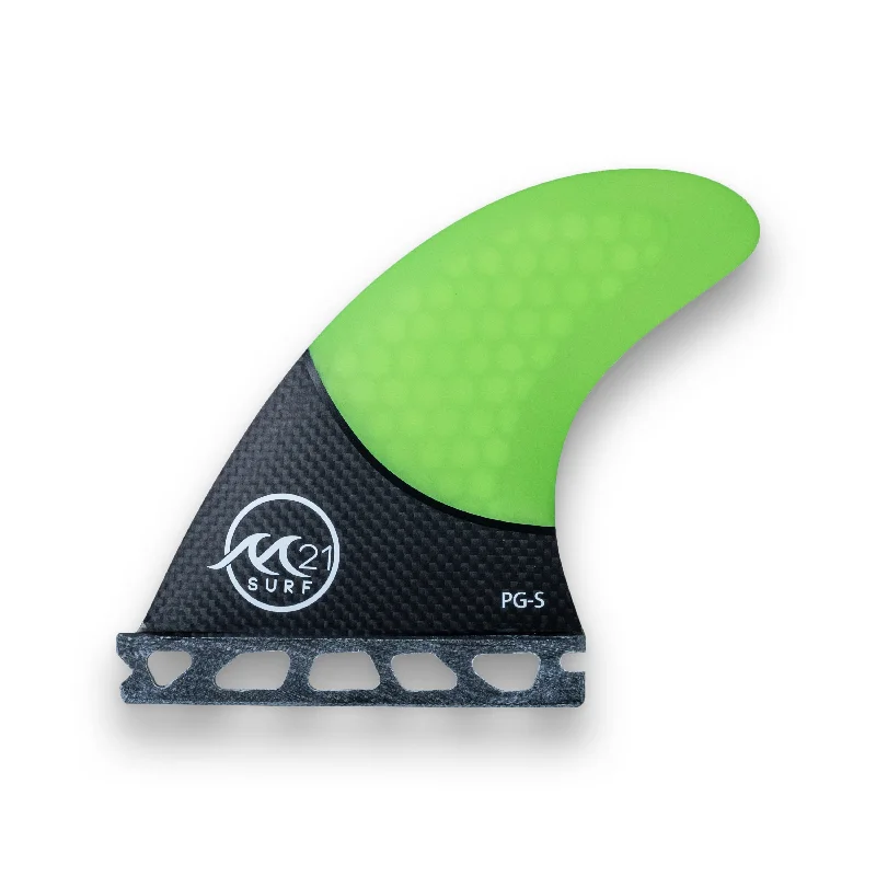 surfboard fins with high performance and durability-Green Performance Glass Thruster Fins