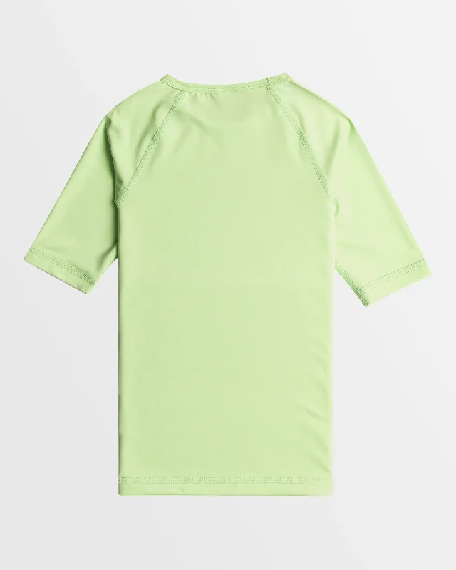 comfortable surf clothing for casual wear-Girls 2-7 Basic UPF 50 Surf Shirt