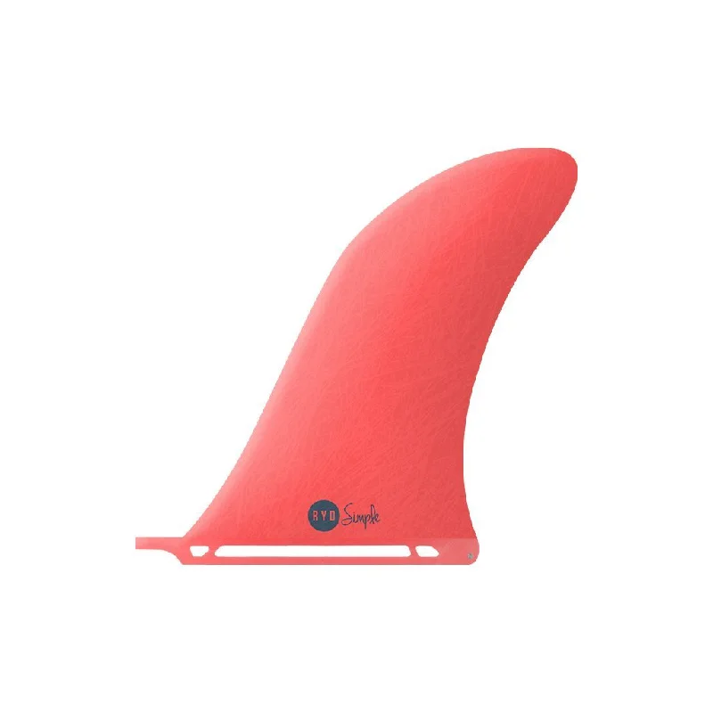 surfboard fins with durable, lightweight material-Simple 9.25" - Glass Longboard Fin