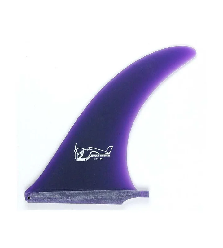 surfboard fins with increased stability-Greenough 4A Purple 7.5