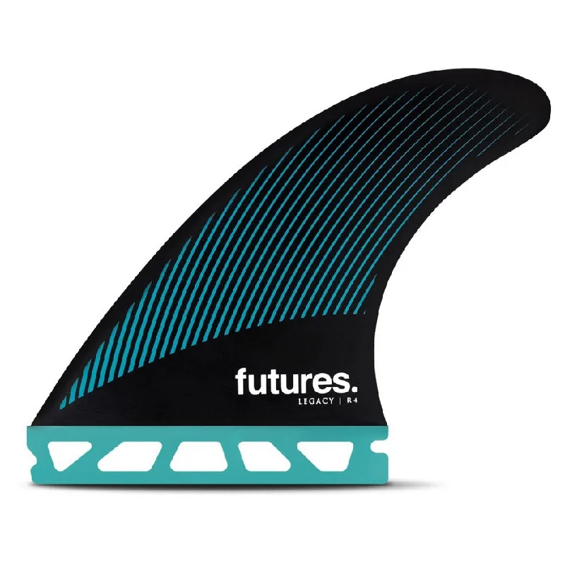 surfboard fins with low drag for speed-Futures Fins R4 Legacy Series Honeycomb Tri Fin Set