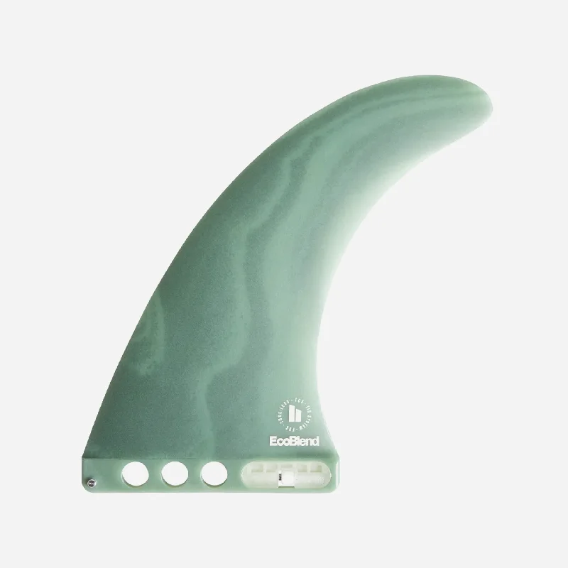 surfboard fins with low drag for speed-FCS Neo Glass Eco Connect FCS II Longboard Fin - Iceberg Green