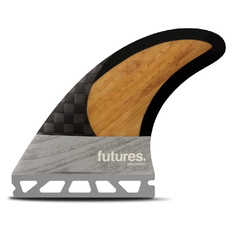 surfboard fins for low-speed control-Futures Fins Machado Blackstix Tri Fin Set - Medium