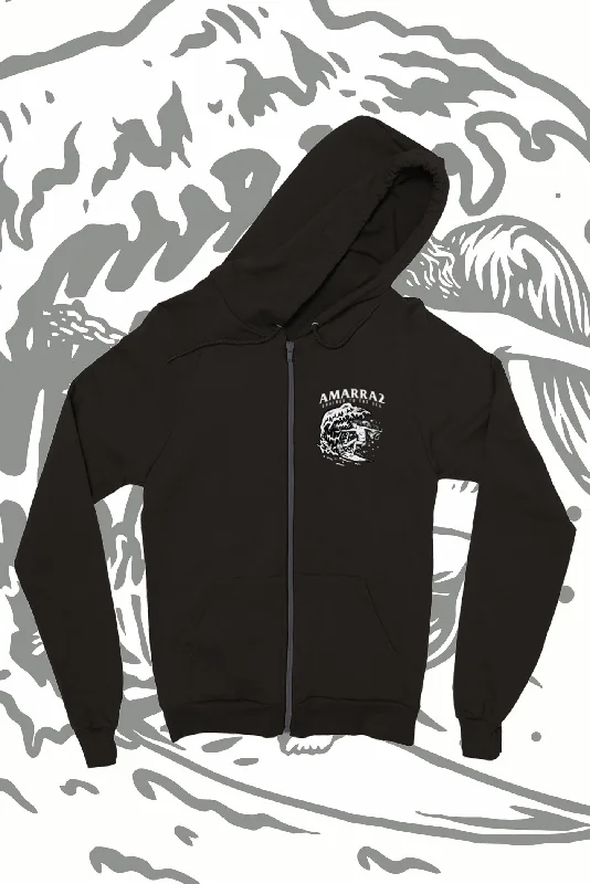 surf clothing for surfers on a budget-Sudadera Andromeda Unchained- Unisex Negro