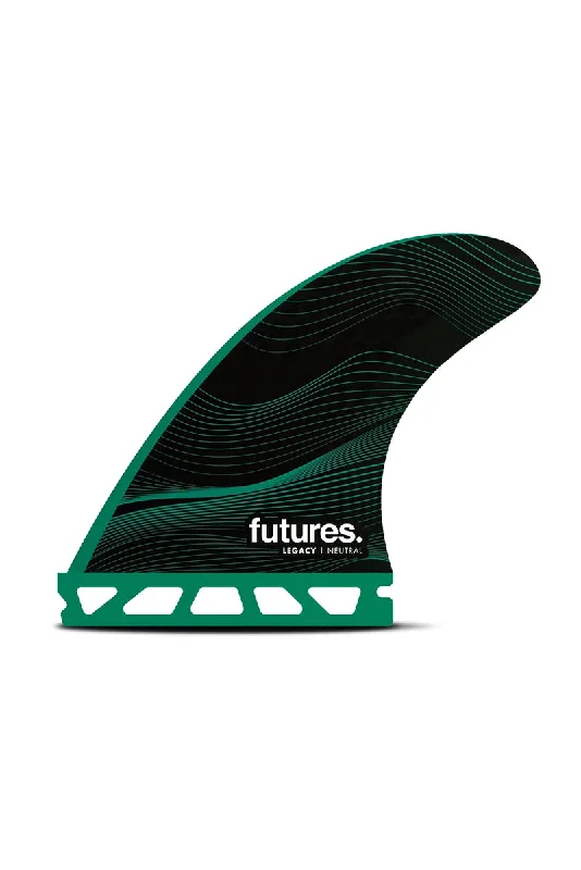 surfboard fins with high performance and durability-Futures Fins F6 Legacy Thruster Fin - Gray / Black