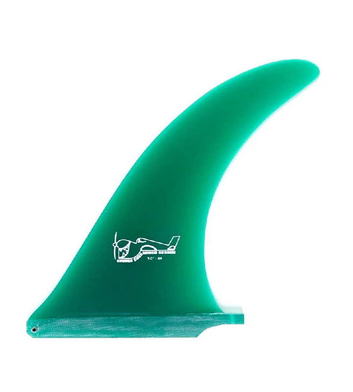 surfboard fins with improved flex for turns-Greenough 4A Green 10