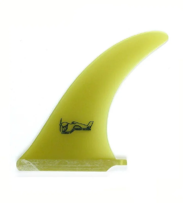 surfboard fins with a solid base for better grip-Greenough 4A Yellow 9.75