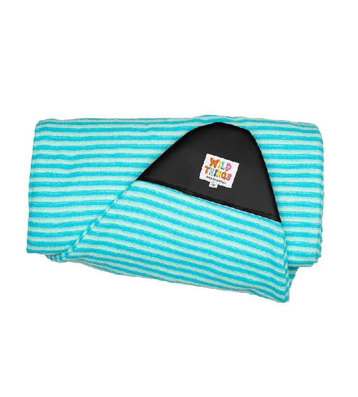 surf clothing with unique color options-Trim/Gun Boardsock Aqua