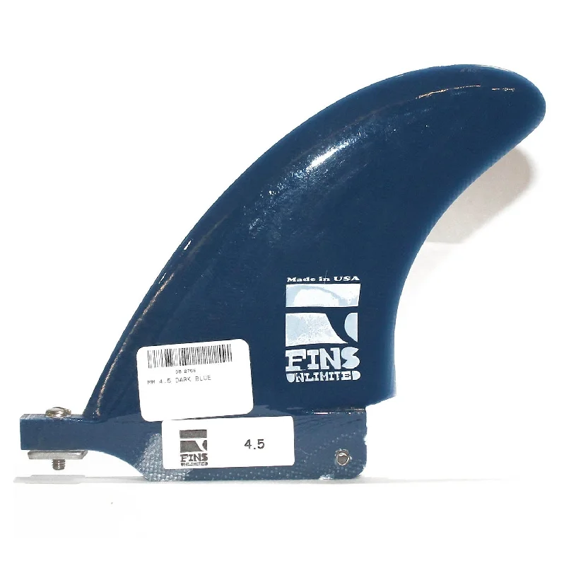 surfboard fins with increased stability-Fins Unlimited MM Longboard Fin - 4.5"