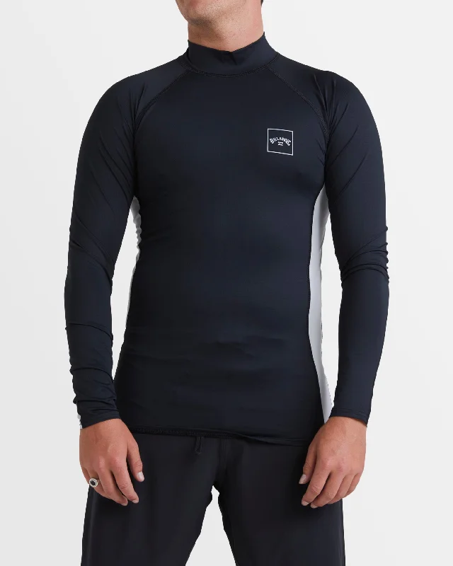 surf clothing for beach volleyball-Mens Airlite Stacked Pf Ls