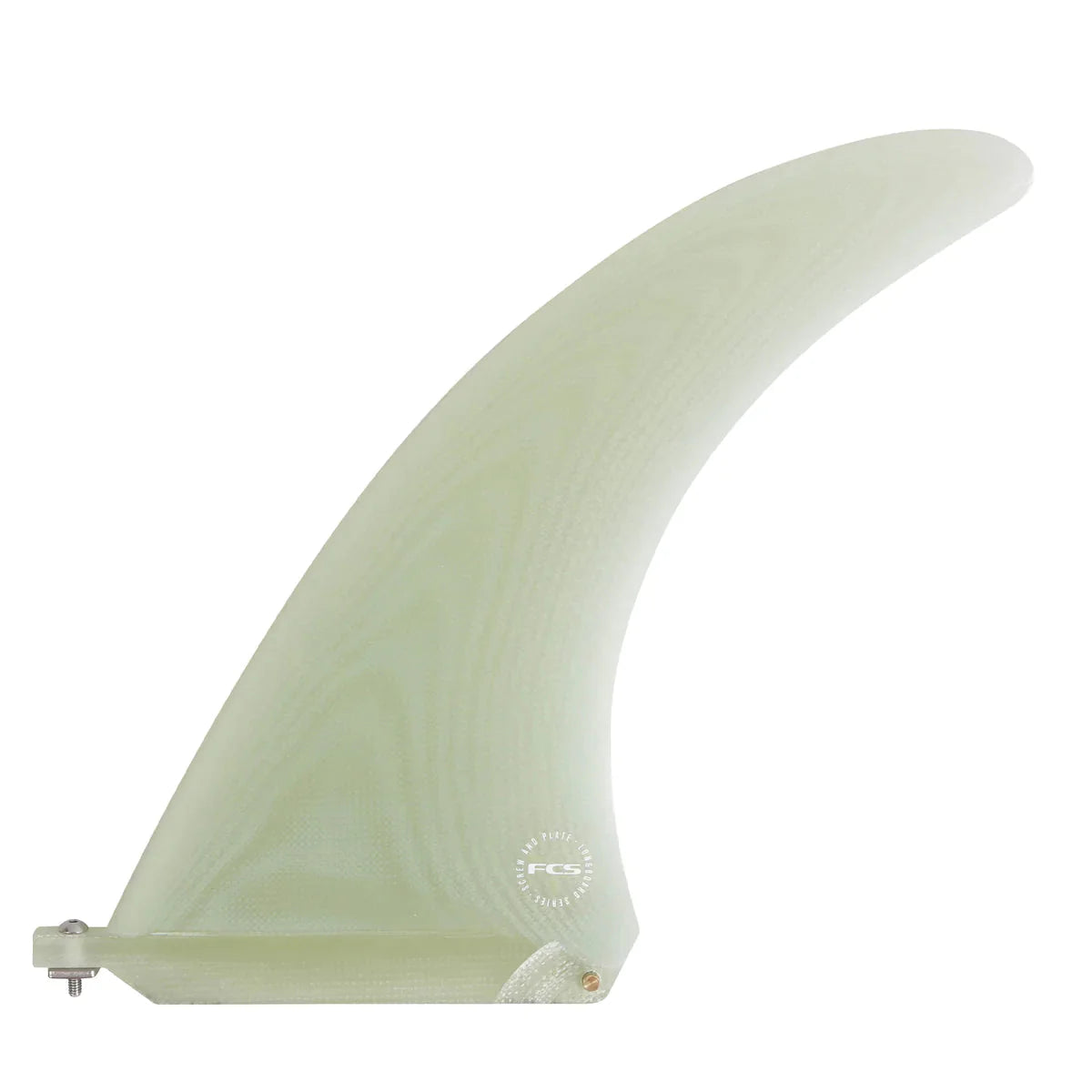 surfboard fins with minimal drag for speed-FCS Clique Screw & Plate PG Longboard Fin