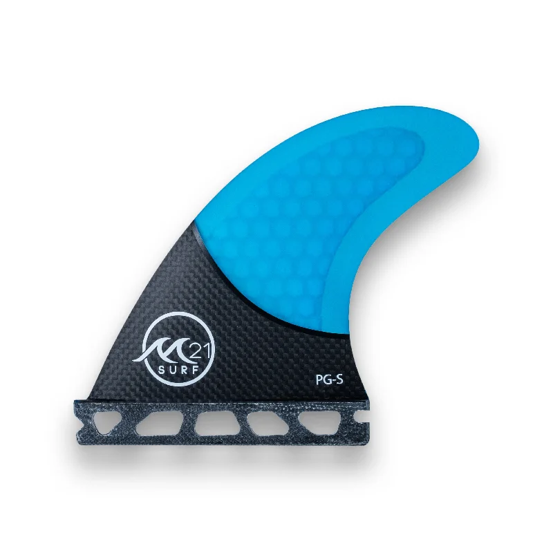 surfboard fins for maximizing grip in turns-Blue Performance Glass Thruster Fins