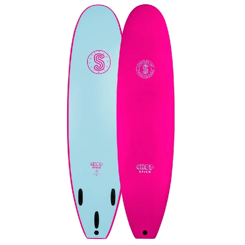 surfboard deck traction pad for more comfort-Softlite 6’0” Chop Stick - Pink PRE ORDER