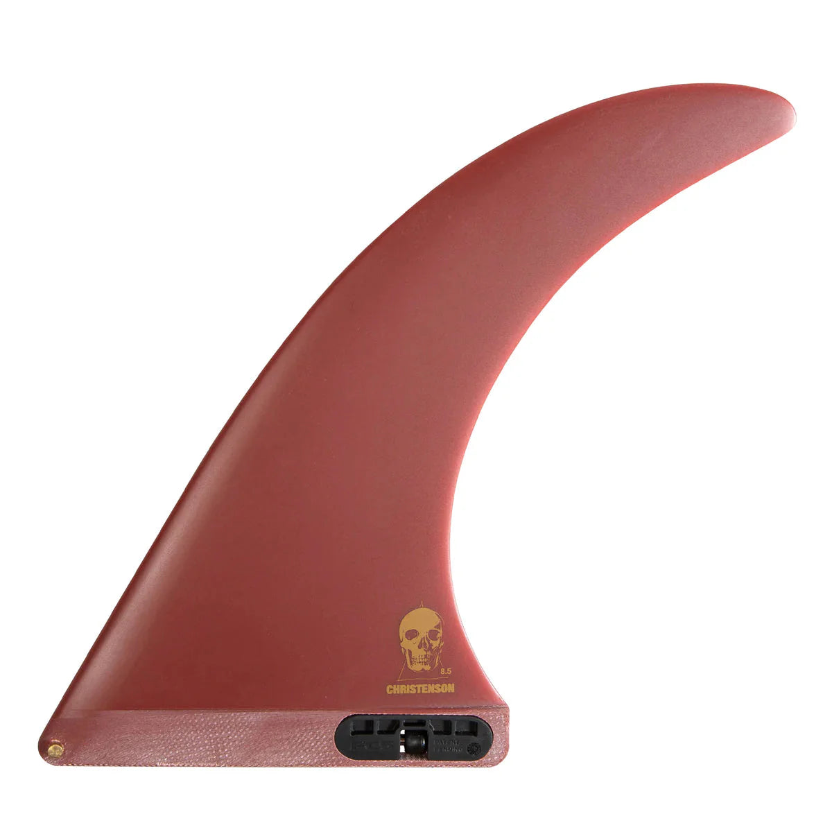 surfboard fins with a thruster setup-FCS II Christenson PG Blood Red Longboard Fin