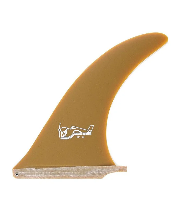 surfboard fins for low-speed control-Greenough 4A Rotten Avocado 9.75