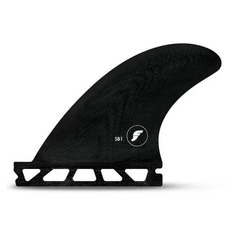 surfboard fins for high-performance surfing-Futures Fins SB1 Side Bites - Fiberglass - Black