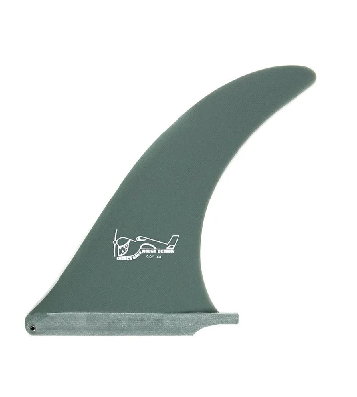 surfboard fins for easy installation-Greenough 4A Grey 9