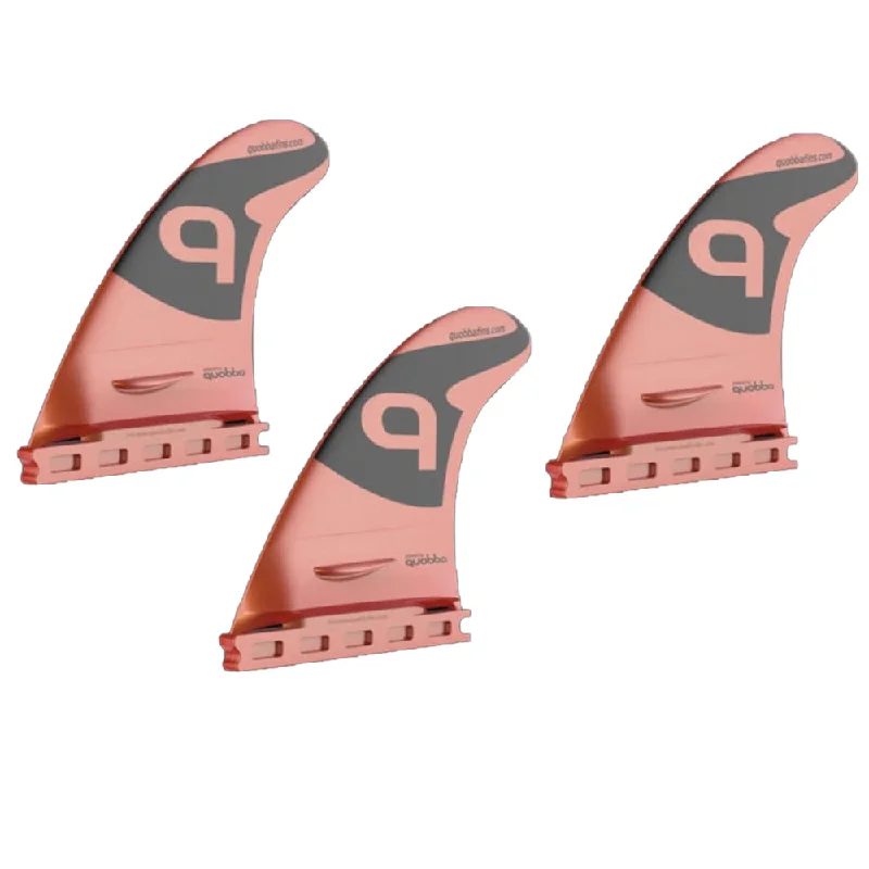 surfboard fins with responsive flex-Quobba Fins Q Medium Thruster Set