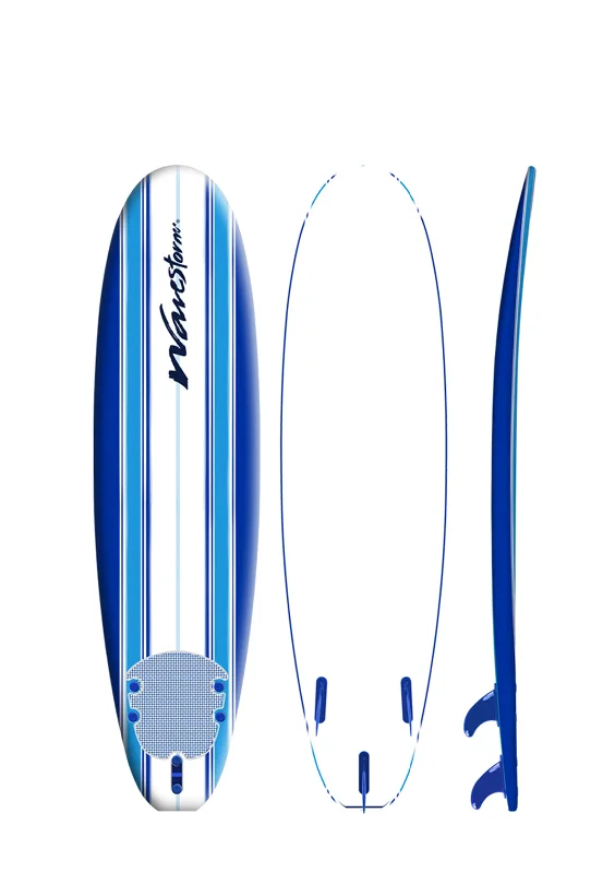 longboard surfboards with pin tails for better tracking-Wavestorm 7ft Classic Pinline Surfboard