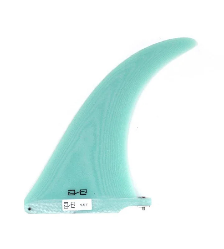 surfboard fins for easy rail-to-rail transitions-T-Fin Seafoam 10