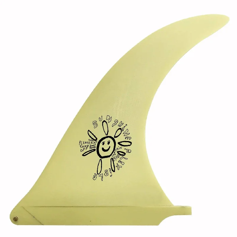 surfboard fins for aggressive surfing-Captain Fin Co. Alex Knost Sunshine 10" Yellow