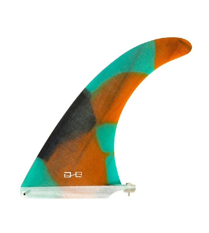 surfboard fins for easy rail-to-rail transitions-C-Fin Concrete Rust  9.5