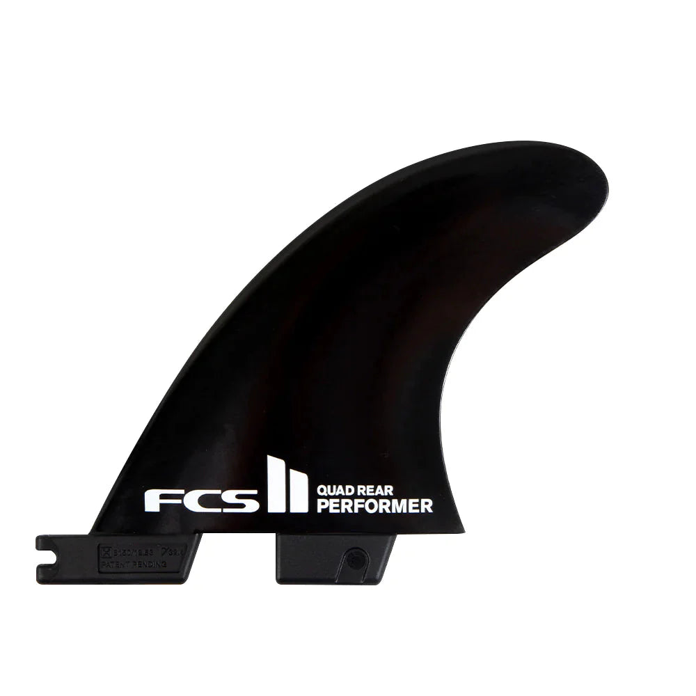 surfboard fins with versatile design-FCS II Performer Medium Glass Flex Quad Rear Fin Set