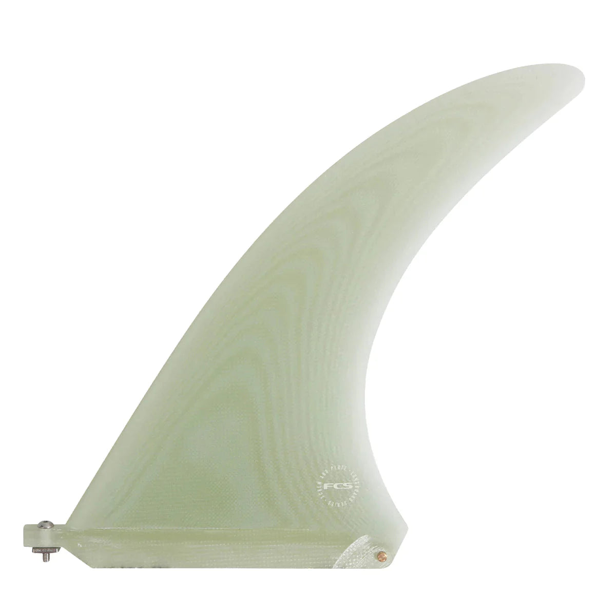 surfboard fins with a solid base for better grip-FCS Flow Screw & Plate Longboard Fin