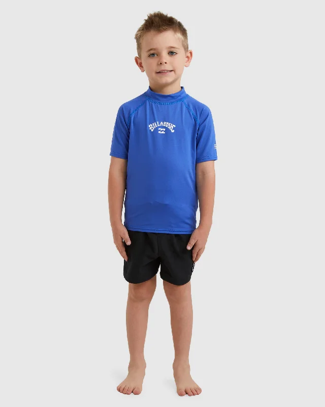 surf clothing for cold weather-Boys All Day Arch Rf SS