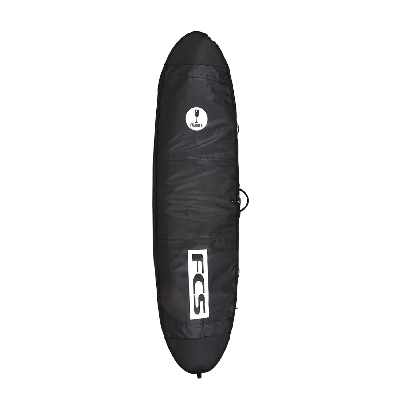 surf clothing with adjustable features-FCS | Travel 1 Longboard Black/Grey