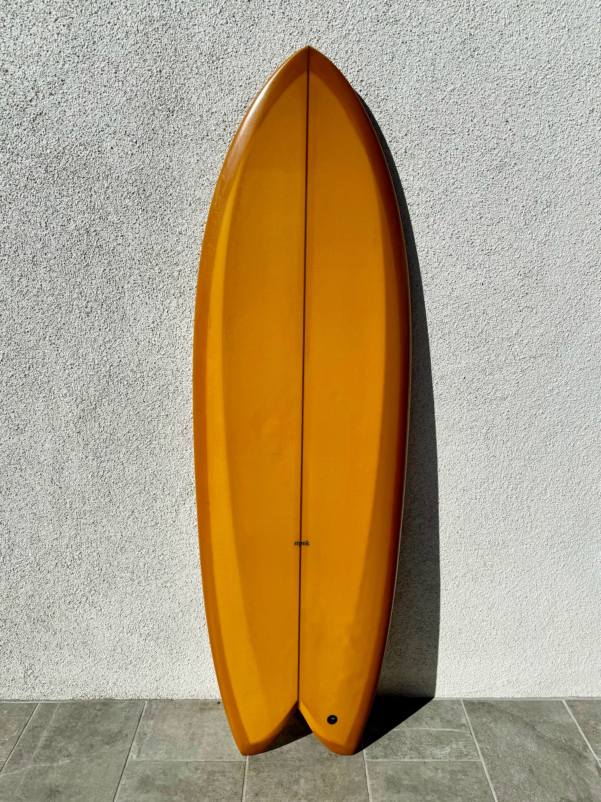 longboard surfboards with great stability-STPNK | 5’6” Type 2 Fish Sienna Brown Surfboard (USED)