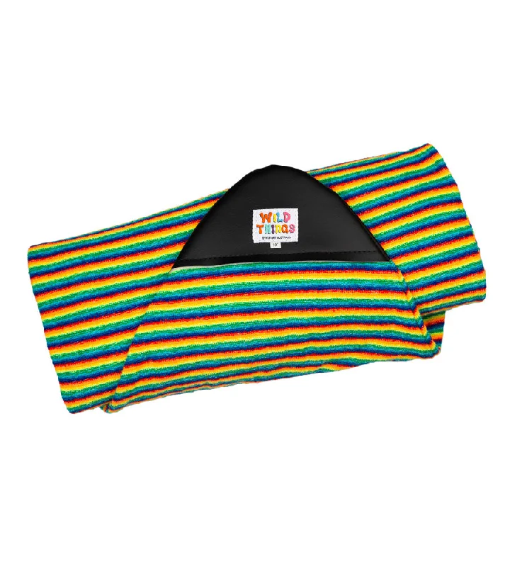 surf clothing for all body types-Trim/Gun Boardsock Rainbow