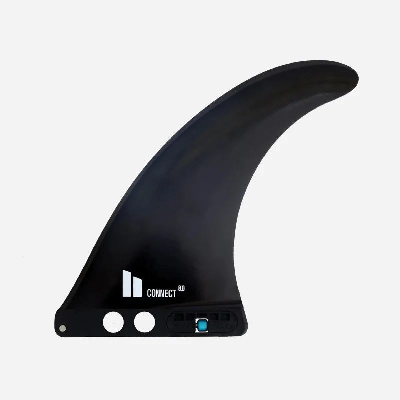 surfboard fins for optimized tracking-FCS Connect FCS II Glass Flex Longboard Fin - Black