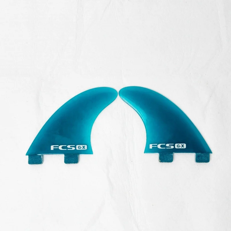 surfboard fins for fast and efficient paddling-FCS1 GX Sidebite Rail fins Blue Open Box