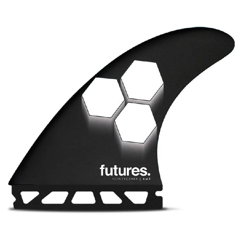 surfboard fins for small wave conditions-Futures Fins AM2 Honeycomb Tri Fin Set - Large