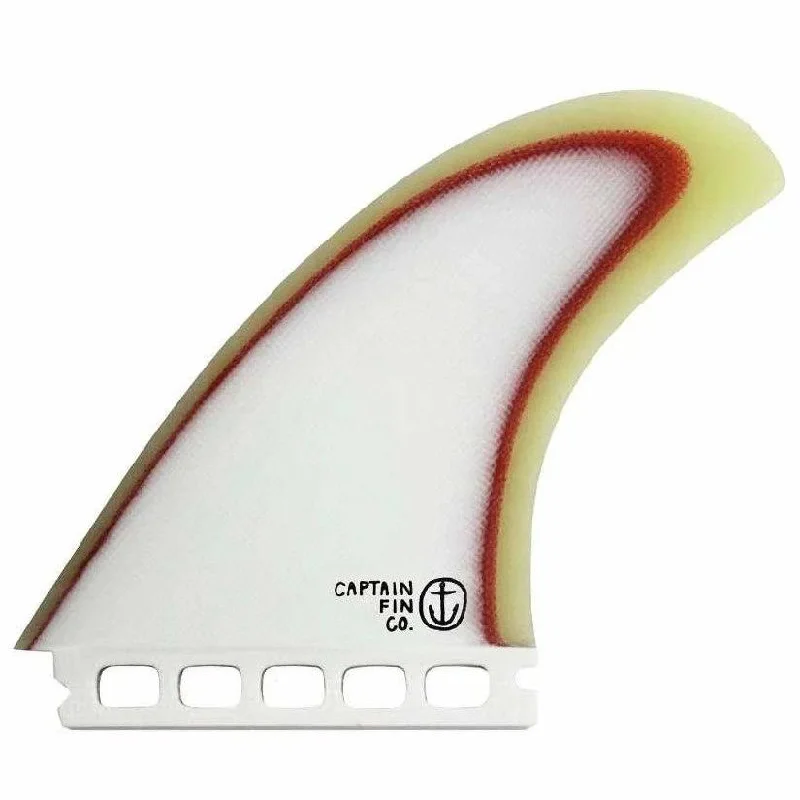 surfboard fins with durable, lightweight material-Captain Fin Co. CF Twin Especial Single Tab Honey