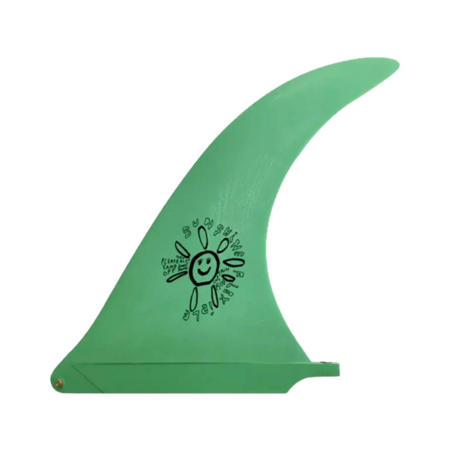 surfboard fins with reinforced edges for strength-Captain Fin Co. Alex Knost Sunshine 10" Green