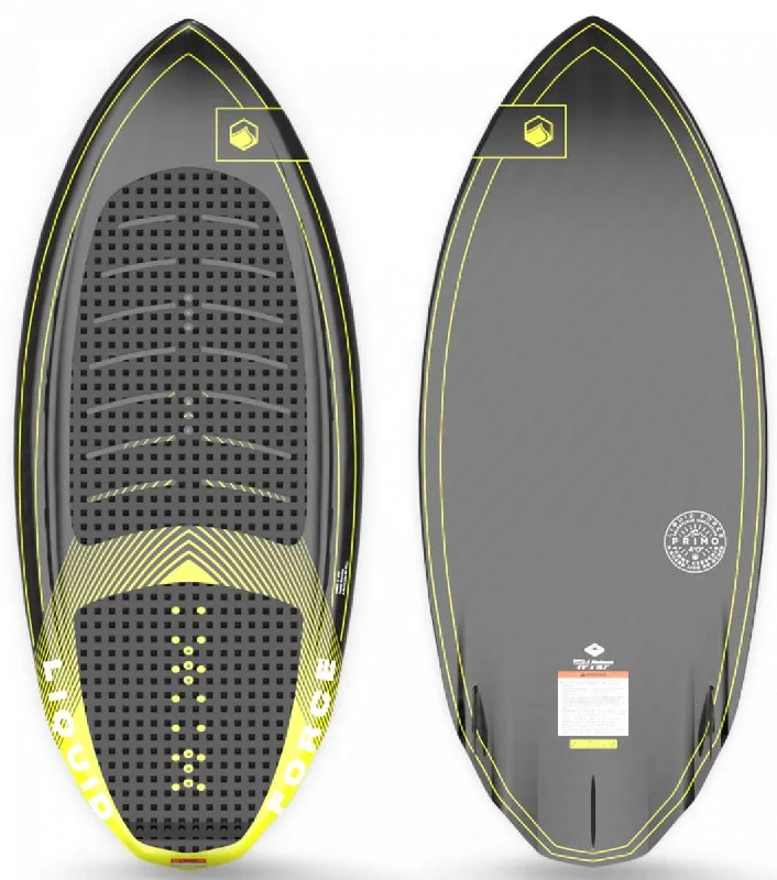 surfboard traction pads for non-slip grip-Liquid Force Primo W/ Straps Wakesurf Board 2023