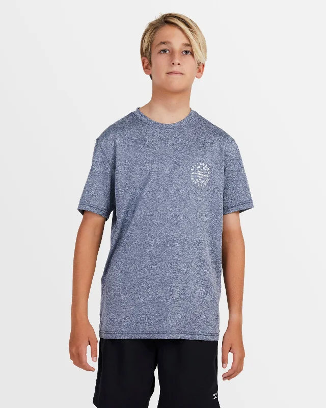 surf clothing with adjustable features-Boys Big Wave Daz LF SS